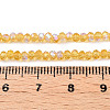 Electroplate Glass Beads Strands LS-EGLA-A044-T2mm-L03-4