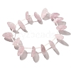 Natural Rose Quartz Beads Strands G-P561-A01-01-2