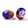 Transparent Two Tone Resin European Beads RPDL-T003-002E-2