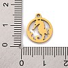 201 Stainless Steel Charms STAS-U016-06G-02-3