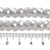 Electroplate Opaque Glass Beads Strands EGLA-A035-P6mm-A22-4