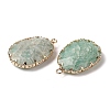 Natural Amazonite Faceted Pendants G-Q169-01G-02-2