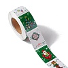 Christmas Rectangle with Word Merry Christmas Roll Stickers DIY-G061-11B-3