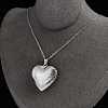 Anti-Tarnish 304 Stainless Steel Heart Locket Pendant Cable Chain Necklaces for Women NJEW-M050-04C-P-3