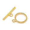 Brass Toggle Clasps KK-E265-G-NR-1