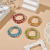 Glass Seed Beads Beaded Bracelets Sets BJEW-JB09076-6