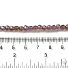 Electroplate Transparent Glass Beads Strands LS-EGLA-A035-T4mm-L13-4