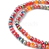 Electroplate Glass Beads Strands EGLA-yw0002-C03-2