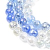 Electroplate Glass Beads Strands LS-EGLA-D300-06-8mm-21-4