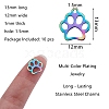 201 Stainless Steel Pet Charms STAS-SZ0001-71-2