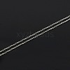 Rhodium Plated Sterling Silver Necklaces X-STER-M034-32B-3