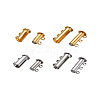 Brass Magnetic Slide Lock Clasps KK-TA0007-17-15