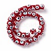 Handmade Evil Eye Lampwork Beads Strands LAMP-F024-01B-02-3