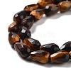 Natural Tiger Eye Beads Strands G-P520-B20-01-4