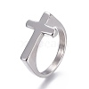 Tarnish Resistant 304 Stainless Steel Finger Rings RJEW-O032-12P-20mm-1