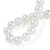 Electroplate Transparent Glass Beads Strands LS-GLAA-T032-T8mm-AB14-5