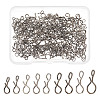 SUPERFINDINGS 270Pcs 9 Style 304 Stainless Steel Fly Hook Lure Snap FIND-FH0002-95-1