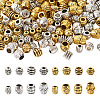 Kissitty 160Pcs 16 Style Tibetan Style Alloy European Beads TIBE-KS0001-10-1