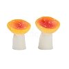 Mushroom Themes Resin Display Decorations DJEW-S002-01E-1