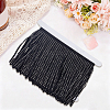 PU Imitation Leather Tassel Ribbon DIY-GF0013-45C-7