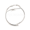 Non-Tarnish 201 Stainless Steel Open Cuff Ring RJEW-E063-47P-3