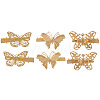 Alloy Alligator Hair Clips PW-WG08715-03-1