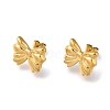 304 Stainless Steel Stud Earrings for Women EJEW-F337-01G-02-1