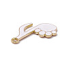 Alloy Enamel Pendants ENAM-M049-04G-F-3