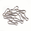 Tarnish Resistant 304 Stainless Steel Keychain Clasp Findings LS-STAS-O105-02P-20mm-1
