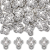 50Pcs Tibetan Style Alloy Beads FIND-SC0021-24-1