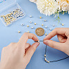 100Pcs 2 Colors Brass Spacer Beads KK-GO0001-90-3