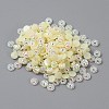 Opaque Resin Cabochons CRES-WH0010-018E-1