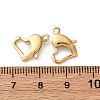 304 Stainless Steel Clasps STAS-L022-518G-3