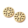 Hollow 304 Stainless Steel Charms STAS-G385-05G-01-2