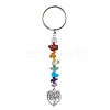 Tree of Life Tibetan Style Alloy Pendant Keychains KEYC-JKC00689-02-1