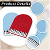 2Pcs 2 Styles Velvet & Microfiber Piano Wiping Gloves AJEW-CN0006-28-6