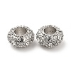 Rack Plating Alloy Rhinestone European Beads PALLOY-P289-34P-3