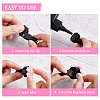 AHADERMAKER 12 Sets 2 Colors Self Adhesive Plastic Car Air Freshener Vent Clips DIY-GA0005-23-3