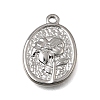 304 Stainless Steel Pendants STAS-K322-26C-P-1