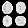 4Pcs 4 Styles Silicone Soap Molds DIY-TA0013-19-3