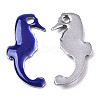 201 Stainless Steel Enamel Charms STAS-N088-17B-2