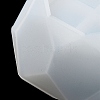 Faceted Octagon DIY Silicone Candle Cup Molds DIY-P078-07-6