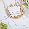 24Pcs 2 Sets Paper Seat Reserved Sign Hanging AJEW-CN0006-21A-4
