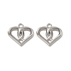 Non-Tarnish 304 Stainless Steel Pendants STAS-F284-06P-2