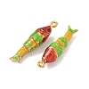 304 Stainless Steel Enamel Pendants STAS-L316-22G-06-2