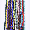 Spray Painted Non-magnetic Synthetic Hematite Beads Strands G-T124-19-2