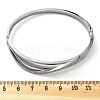 304 Stainless Steel Polymer Clay Rhinestone Hinged Bangles for Women BJEW-A011-16P-5