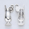 Tibetan Style Alloy Pendants TIBE-R316-103AS-RS-2