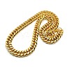 Fashionable 304 Stainless Steel Cuban Link Chain Necklaces STAS-A028-N065G-1