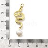 Brass Micro Pave Cubic Zirconia Pendants KK-Z093-28G-3